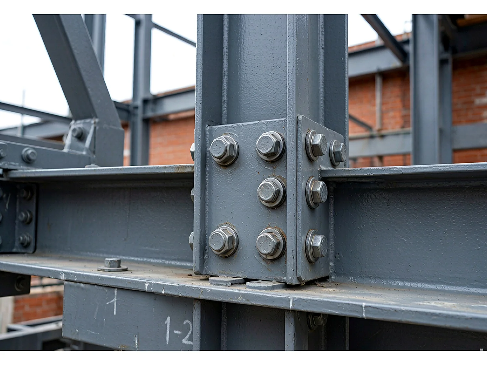 Stainless steel hex bolts used in steel structure connections