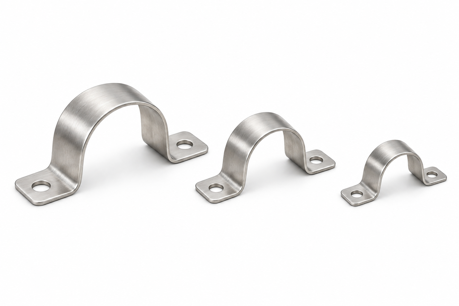 Stainless steel saddle clamps