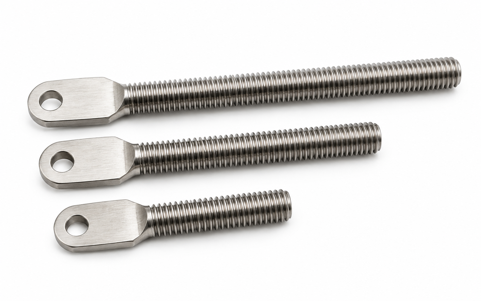 Stainless steel flat head and T-head bolts for facade fixing