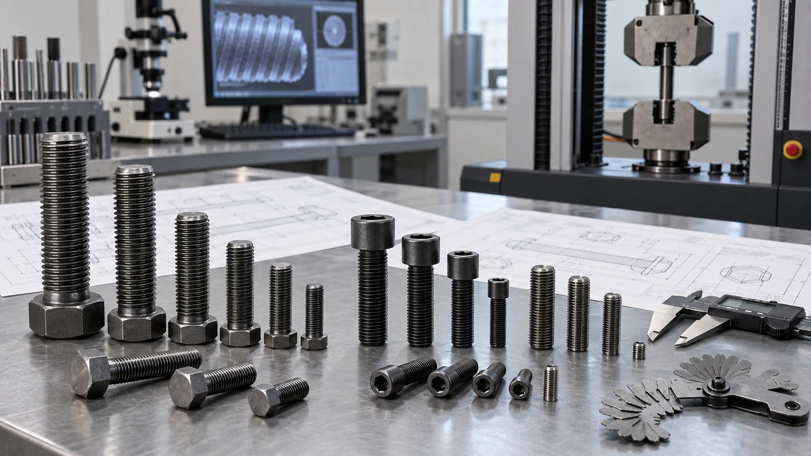 Fastener property class selection for industrial bolts and screws
