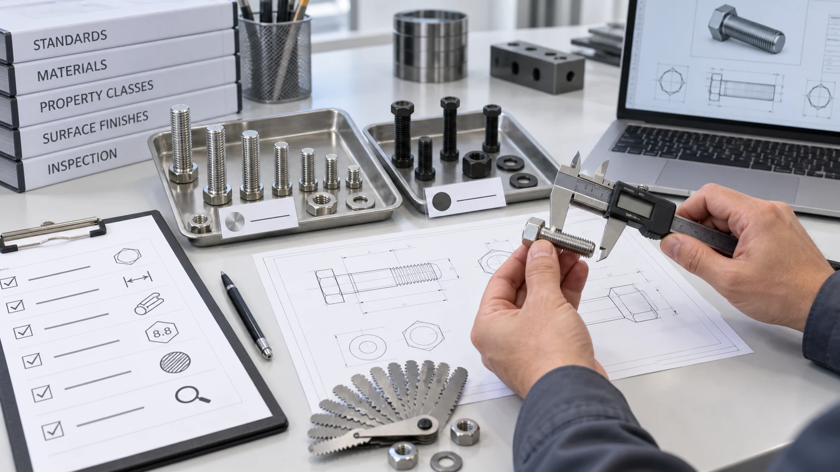 Fastener standard and specification verification before purchasing