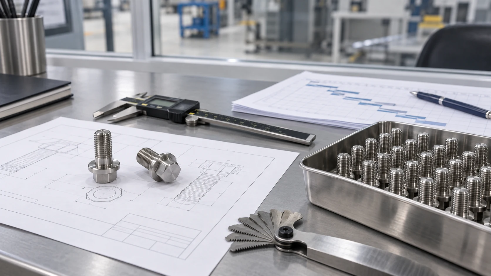 Fastener sample approval and mass production planning