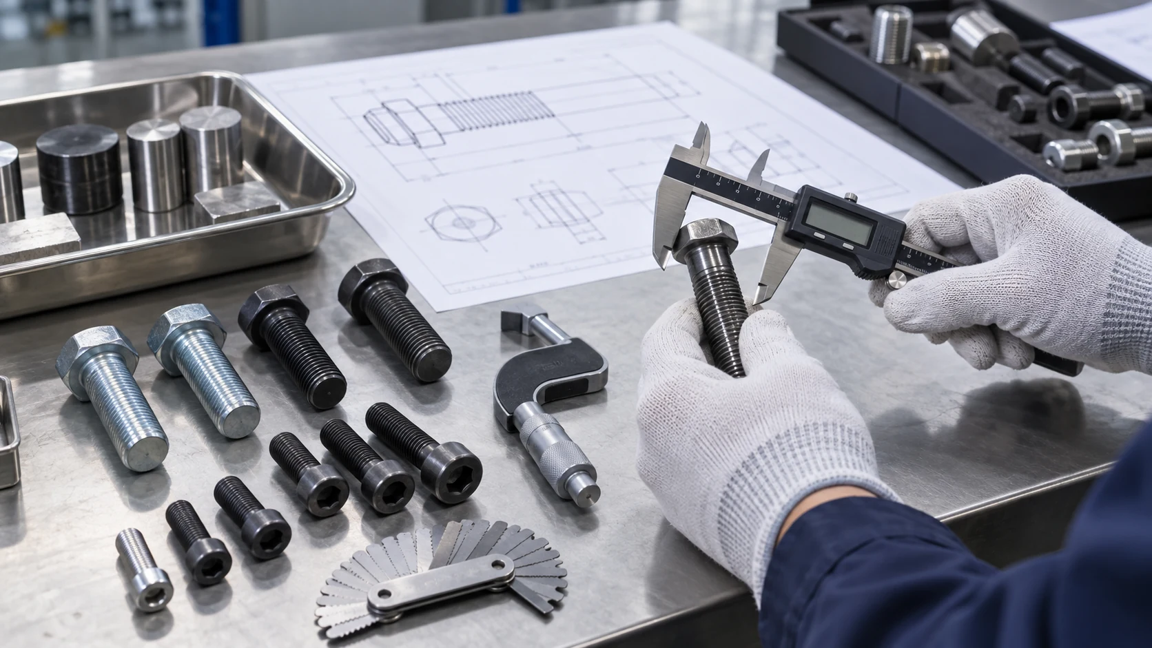 Fastener specification verification and quality inspection