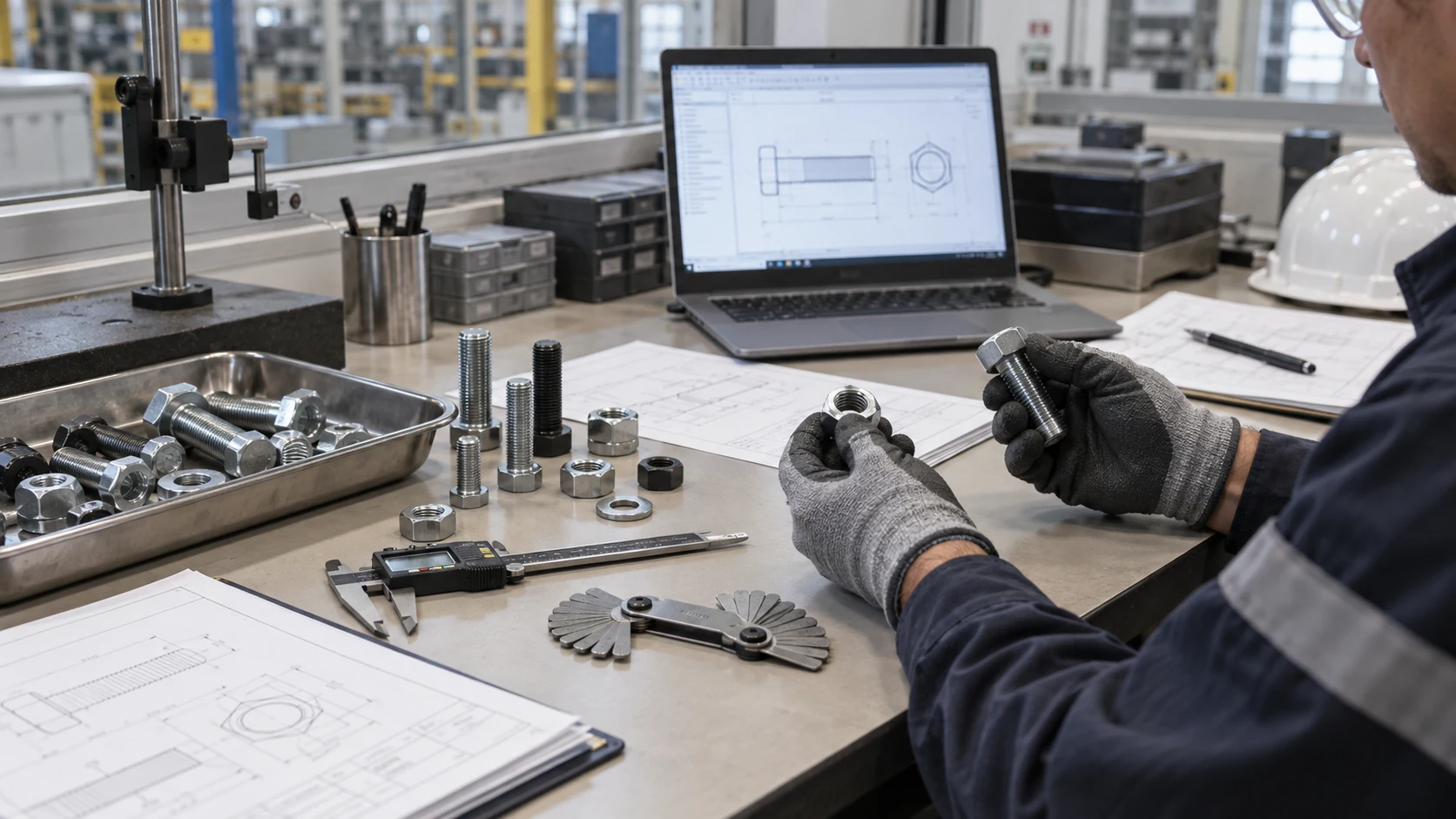 Pre-production review of fastener drawings, dimensions and specifications