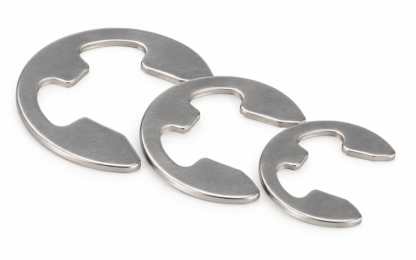 Stainless steel GB 896 E-clips and E-type retaining rings