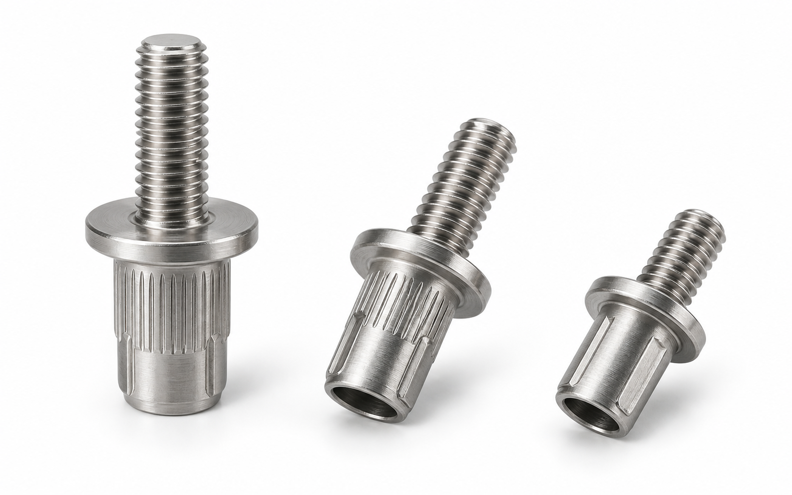 Stainless steel rivet studs and blind rivet studs