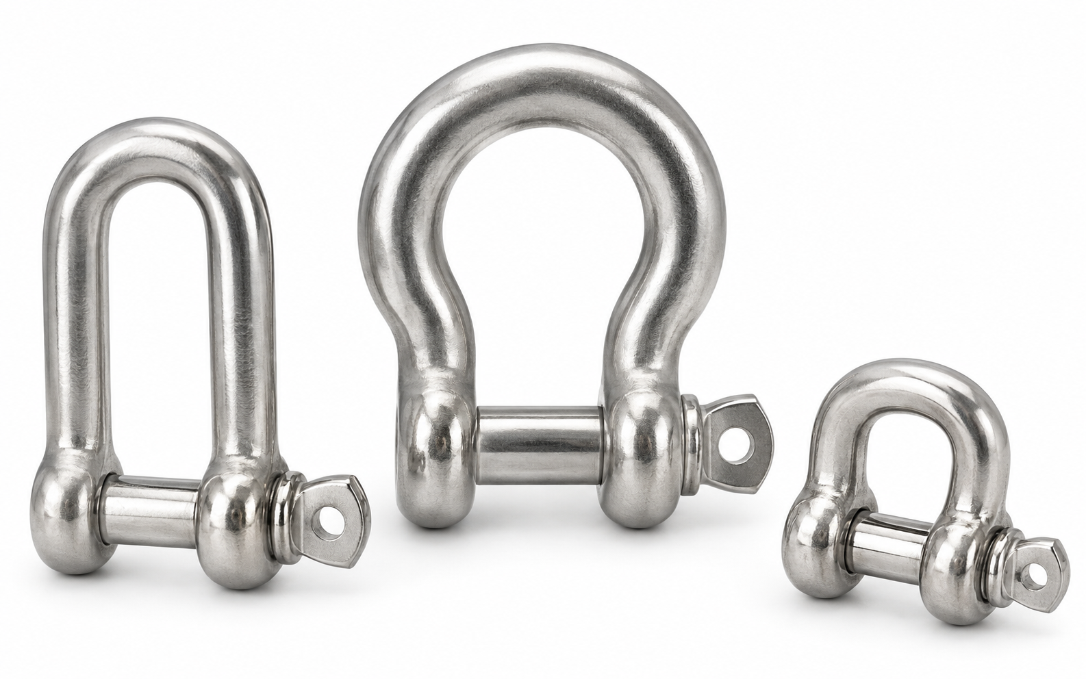 Stainless steel shackles product range