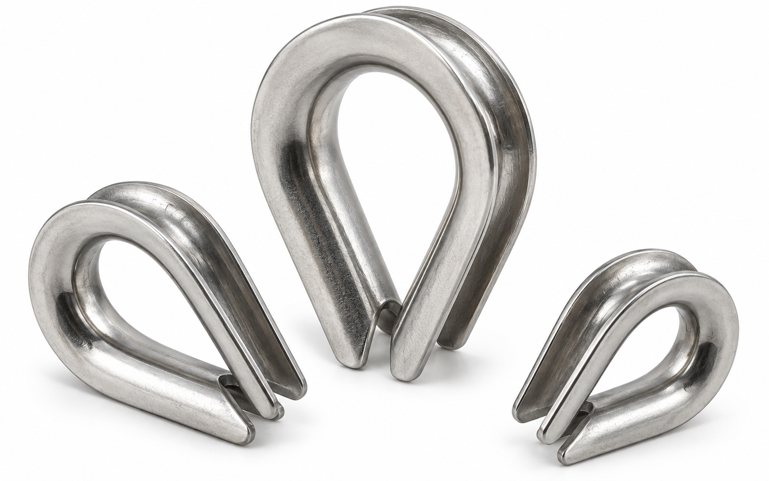 Stainless steel wire rope thimbles product range