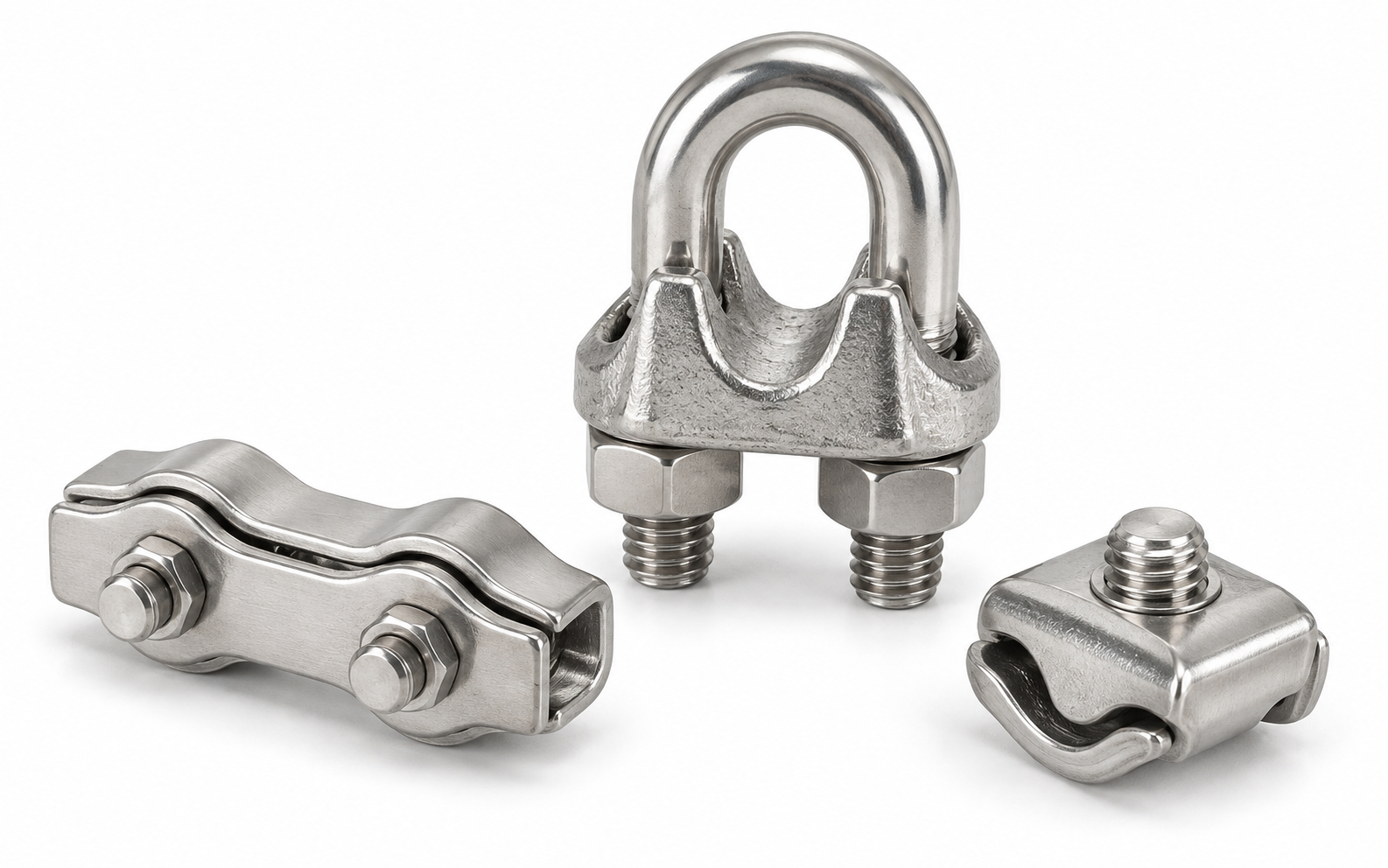 Stainless steel wire rope clips product range