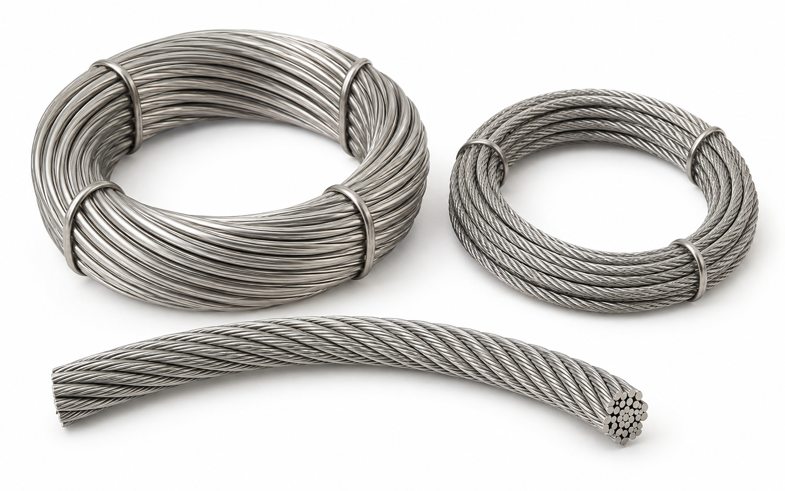 Stainless steel wire rope product range