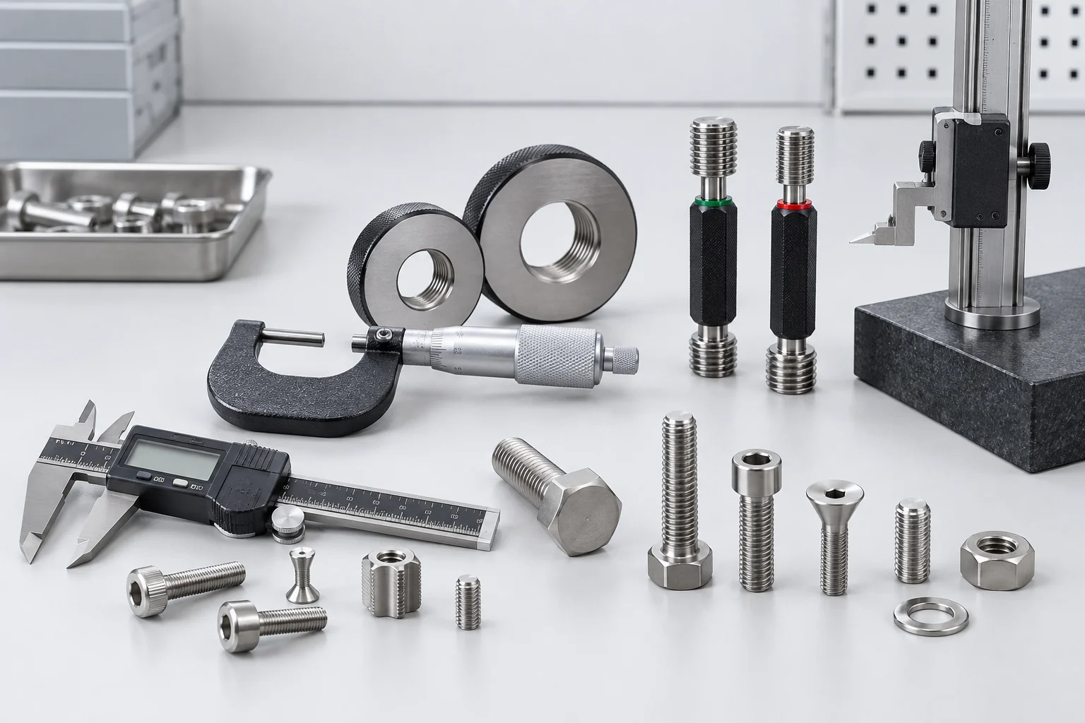 Inspection tools for stainless steel hardware quality control