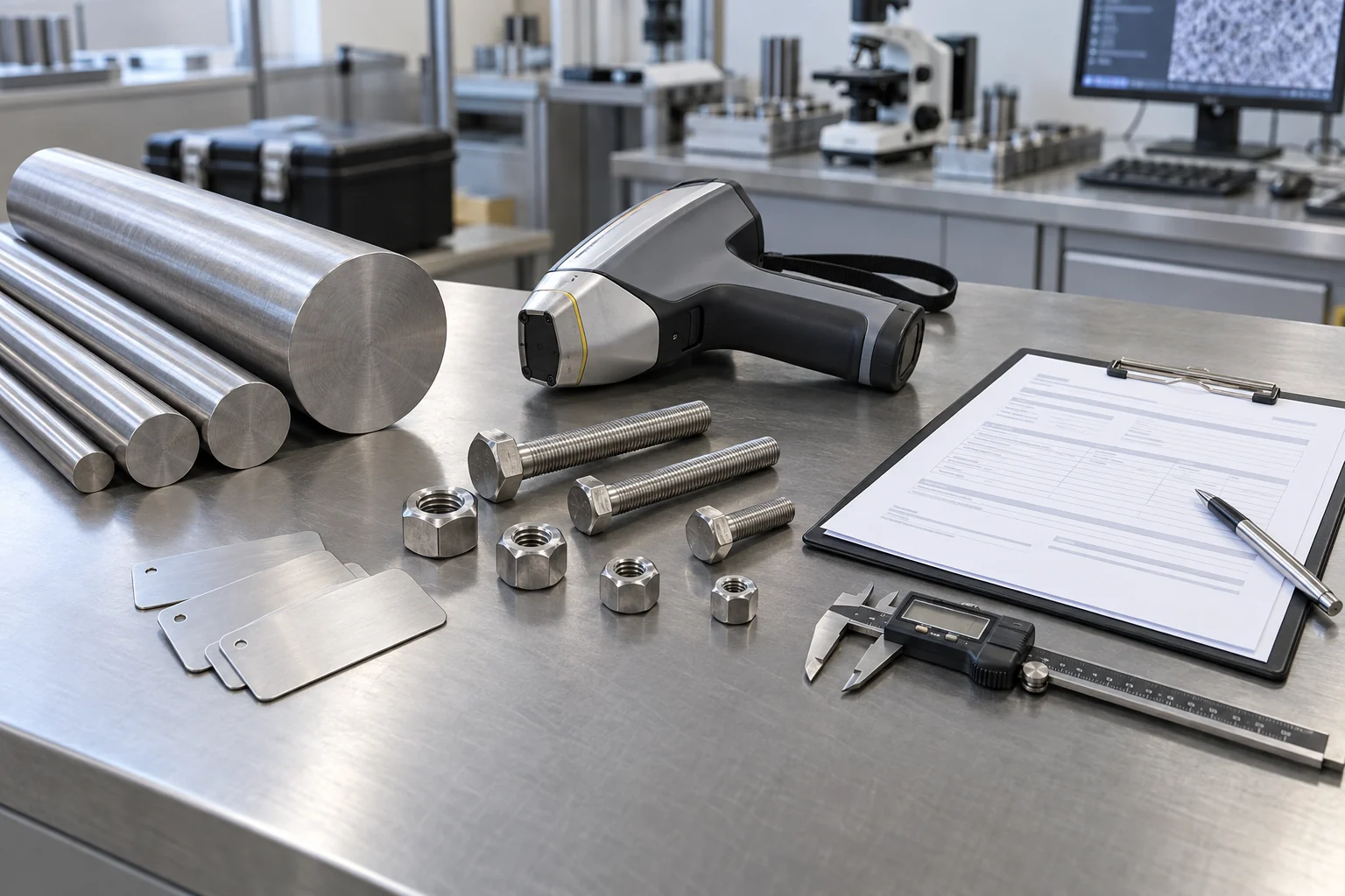 Material identification and documentation for stainless steel fasteners